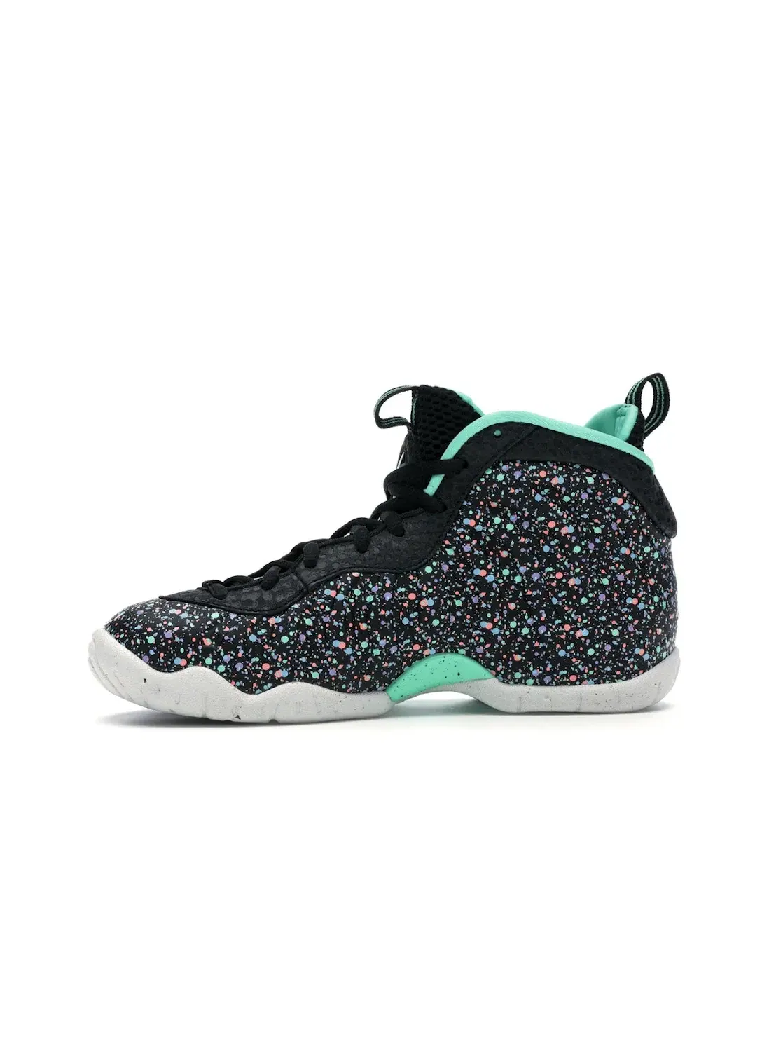 Детские кроссовки Lifestyle Nike Air Foamposite One Easter (2018) (GS) — изображение 3 из 4, черный/зеленый
