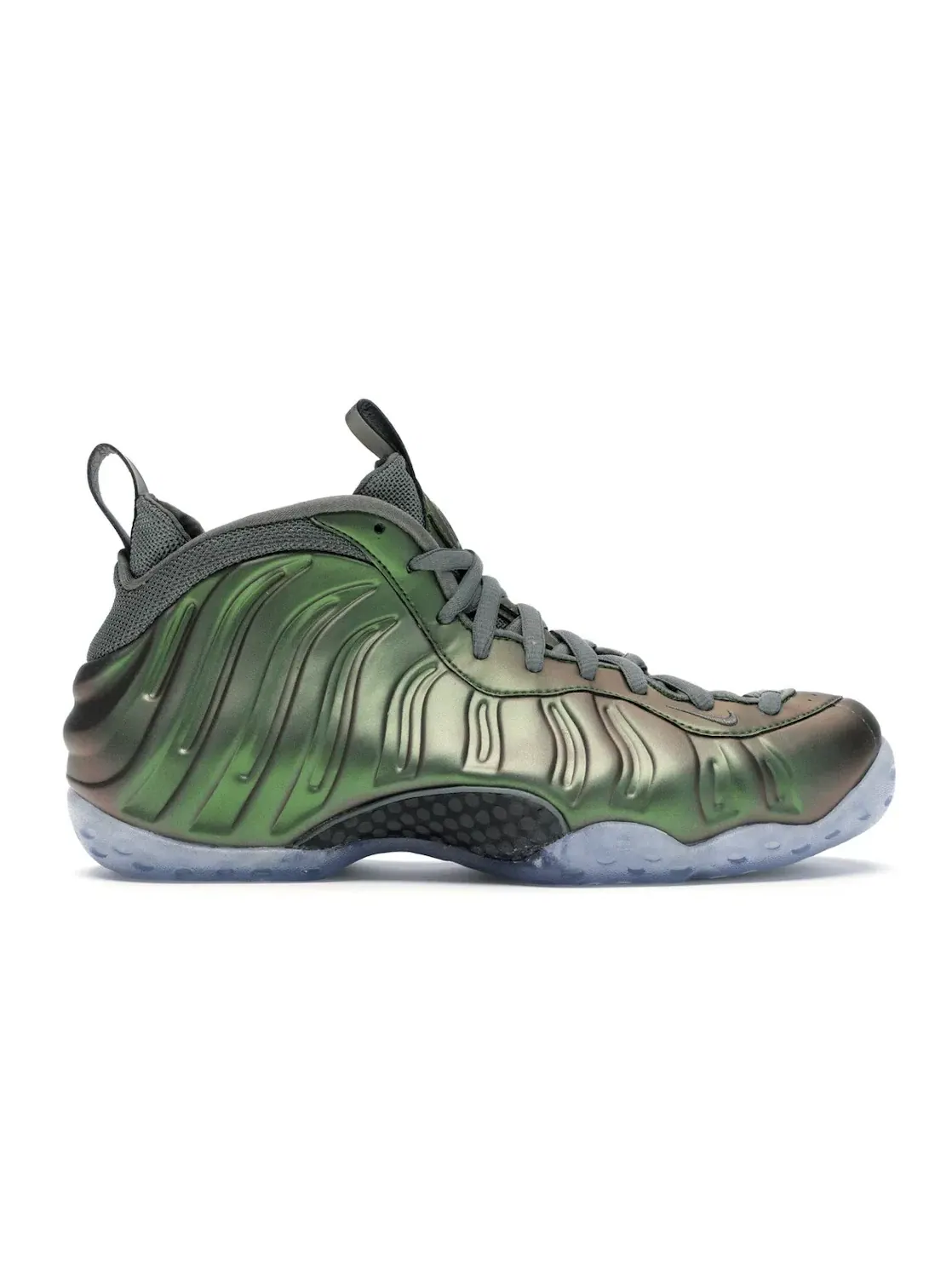 Женские кроссовки с иридисцентными вставками Nike Air Foamposite One — изображение 1 из 4, темный/темный-черный