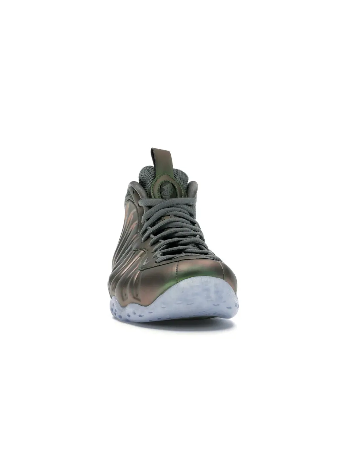 Женские кроссовки с иридисцентными вставками Nike Air Foamposite One — изображение 2 из 4, темный/темный-черный