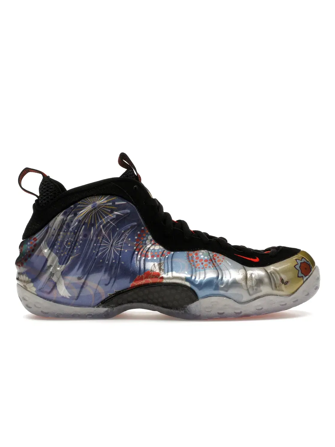 Мужские кроссовки с принтом Nike Air Foamposite One Nike — изображение 1 из 4, черный/красный-черный
