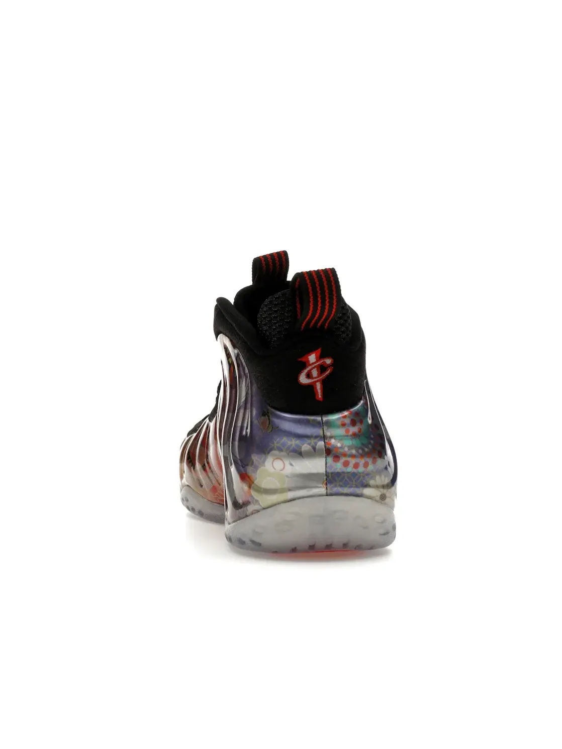 Мужские кроссовки с принтом Nike Air Foamposite One Nike — изображение 4 из 4, черный/красный-черный