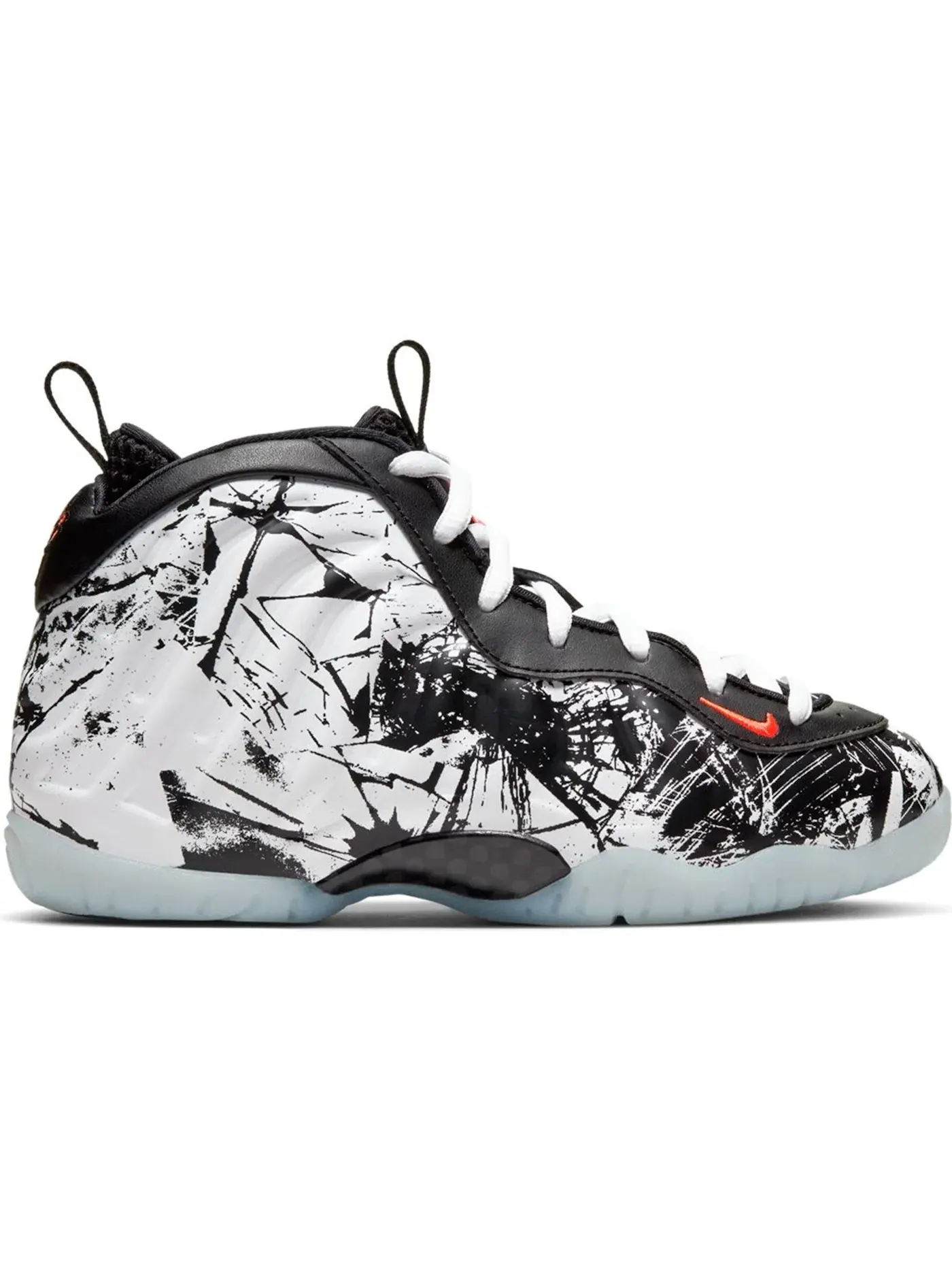 Детские кроссовки Lifestyle Nike Air Foamposite One — изображение 1 из 1, черный/белый-оранжевый