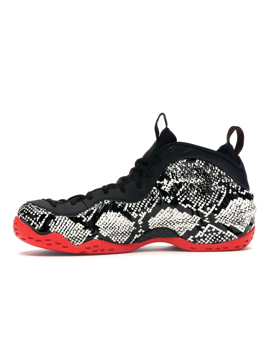 Мужские кроссовки Lifestyle с принтом Nike Air Foamposite One — изображение 3 из 4, красный-черный