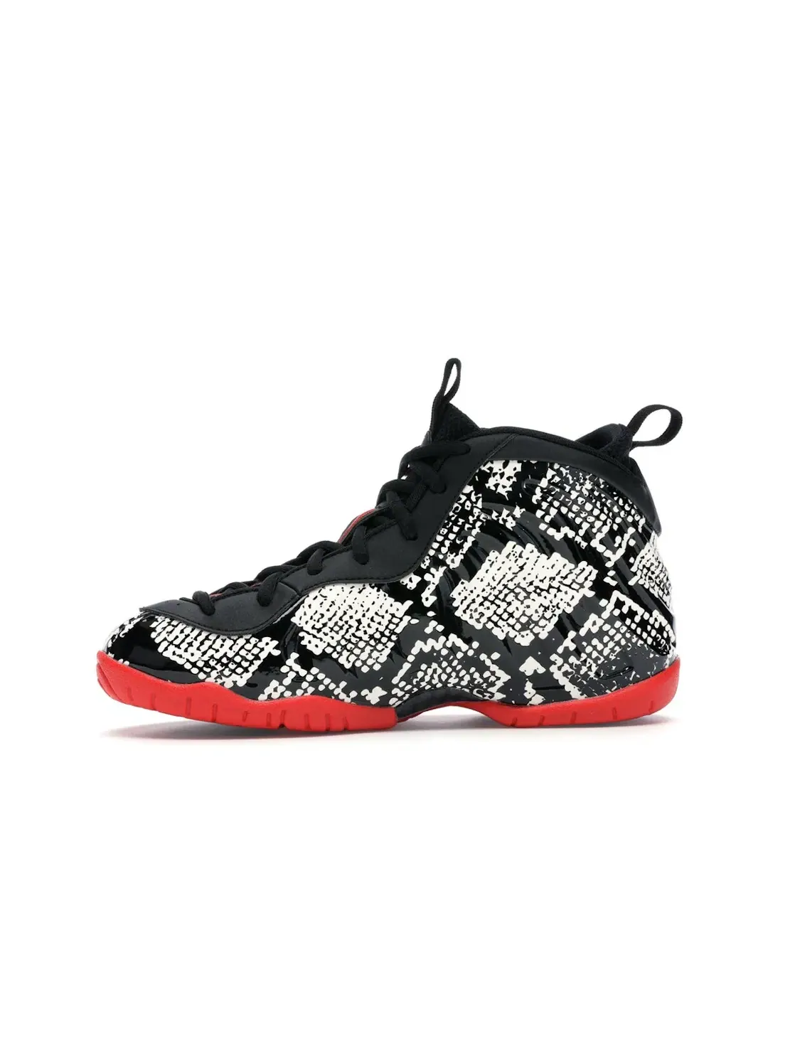 Детские кроссовки Lifestyle Nike Air Foamposite One — изображение 3 из 4, красный-черный