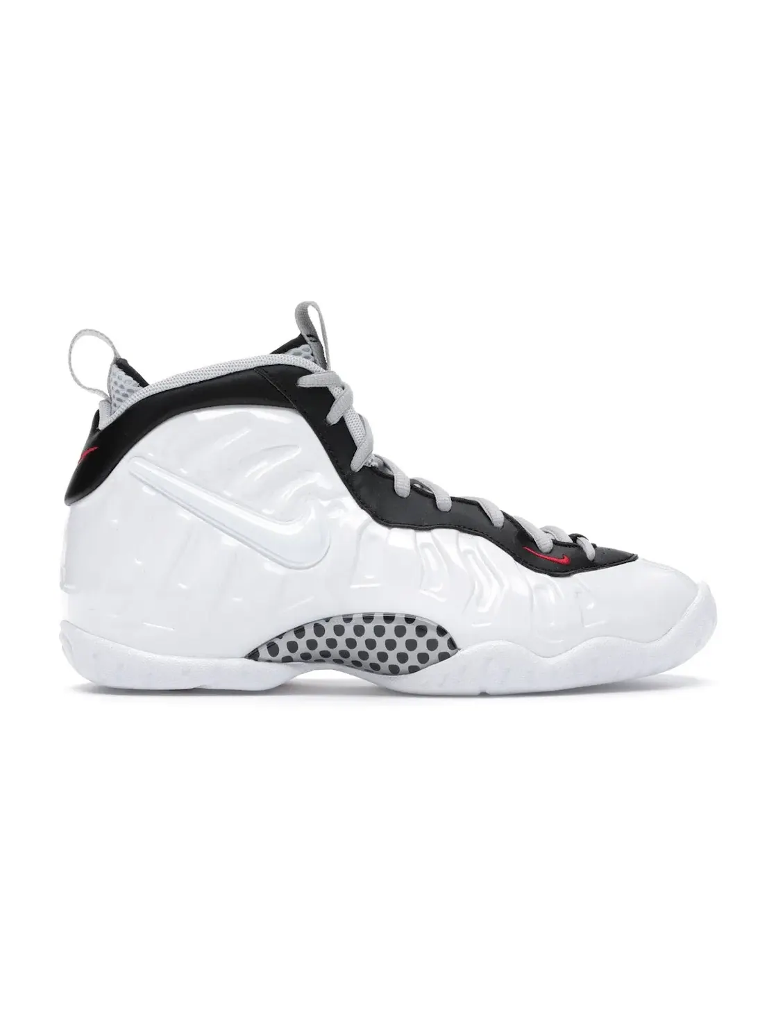 Детские кроссовки Lifestyle с пеноматериалом Foamposite Nike Air Foamposite Pro — изображение 1 из 4, белый/черный-красный