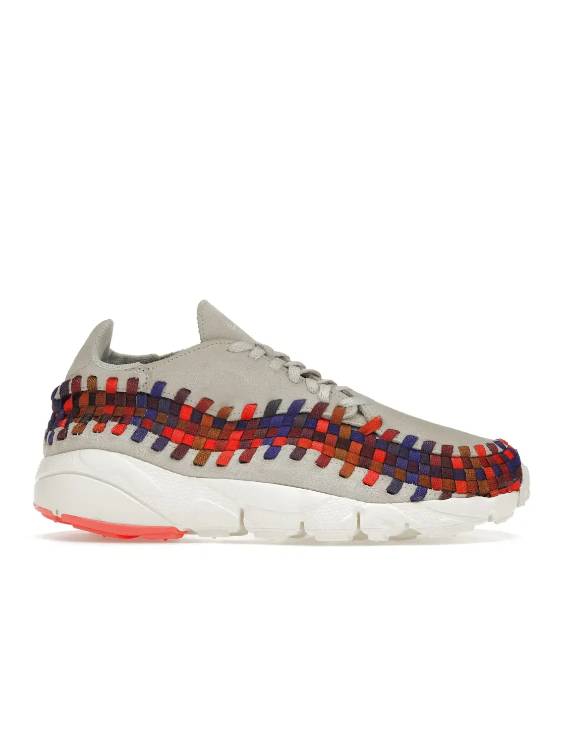 Мужские кроссовки Lifestyle Nike Air Footscape Woven Nike, Light Bone/Light Bone-Sail-Total Crimson — изображение 1 из 4