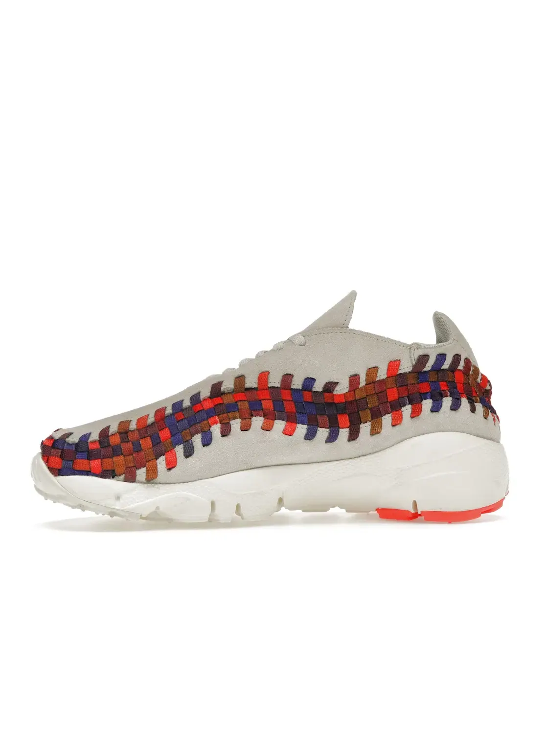Мужские кроссовки Lifestyle Nike Air Footscape Woven Nike, Light Bone/Light Bone-Sail-Total Crimson — изображение 3 из 4