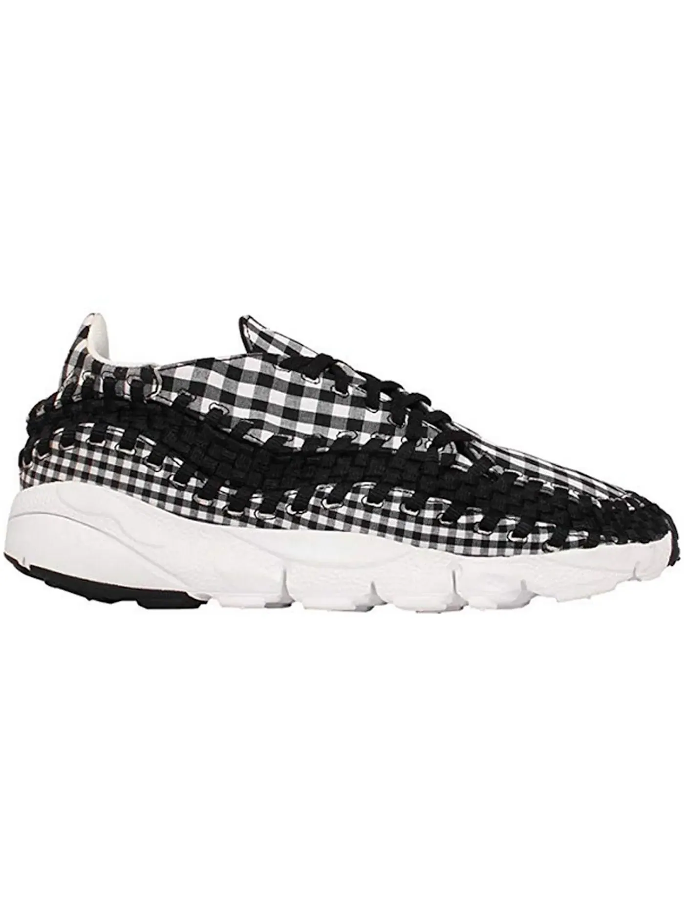 Мужские кроссовки Lifestyle Nike Air Footscape Woven Motion Nike — изображение 1 из 1, черный/черный-белый