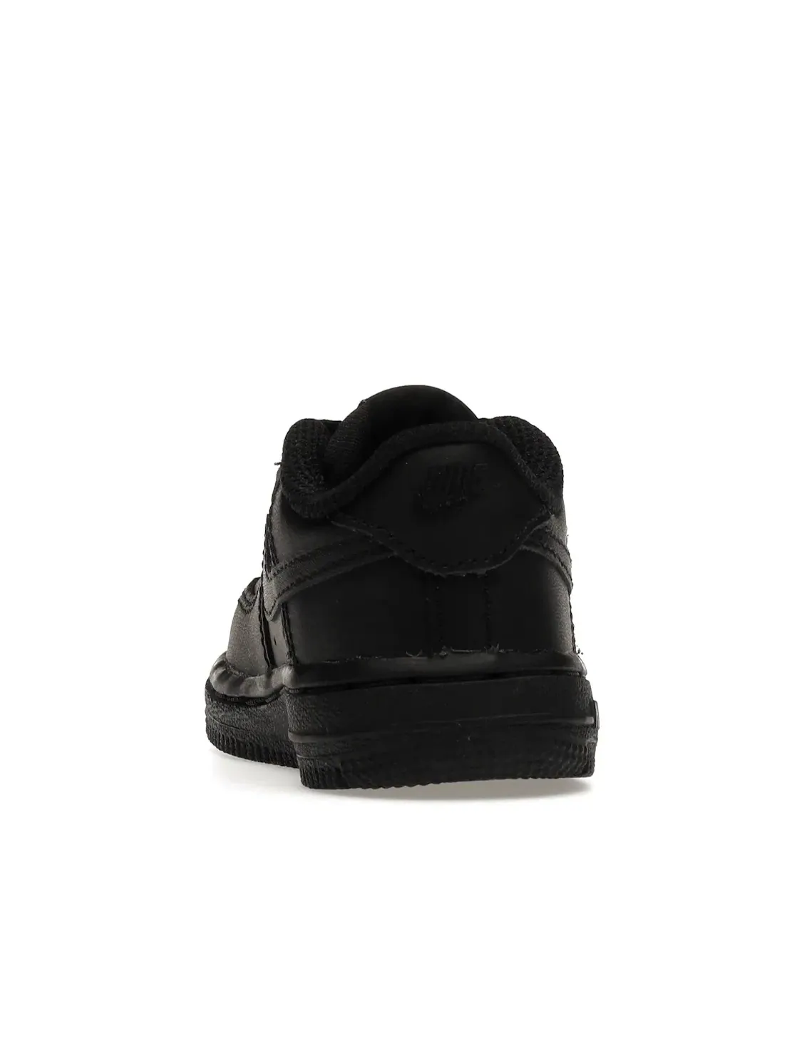 Детские кроссовки с кожаным верхом Nike Air Force 1 — изображение 4 из 4, черный/черный