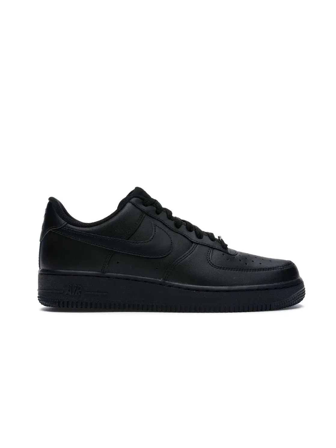 Мужские кроссовки кожаные Nike Air Force 1 Low '07 — изображение 1 из 4, черный/черный