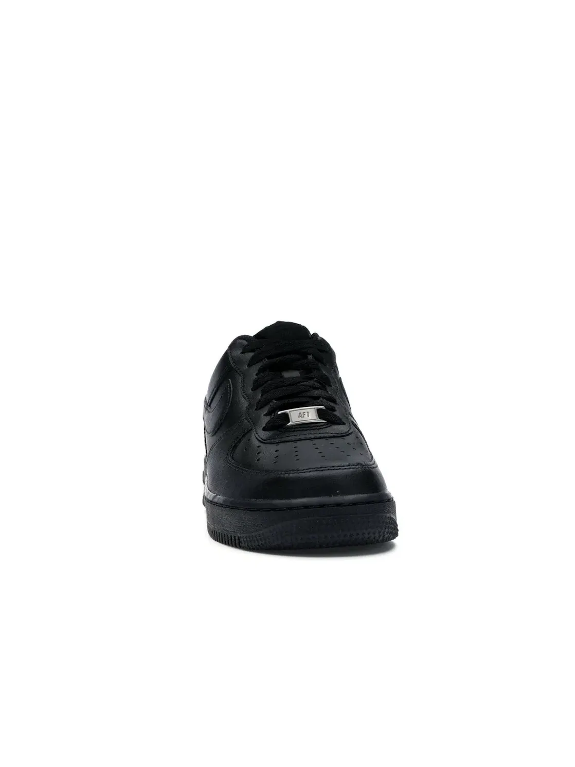 Мужские кроссовки кожаные Nike Air Force 1 Low '07 — изображение 2 из 4, черный/черный
