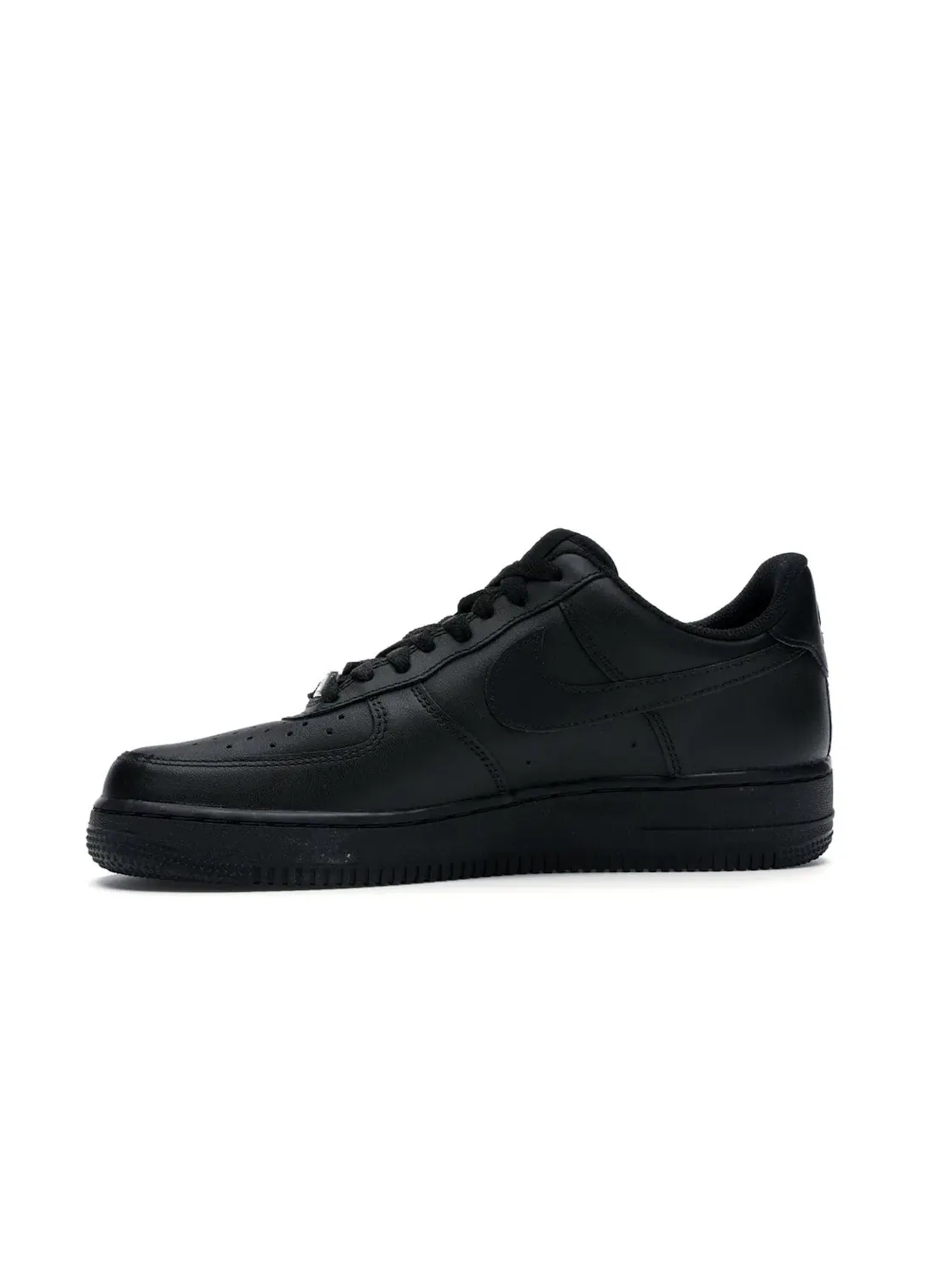 Мужские кроссовки кожаные Nike Air Force 1 Low '07 — изображение 3 из 4, черный/черный