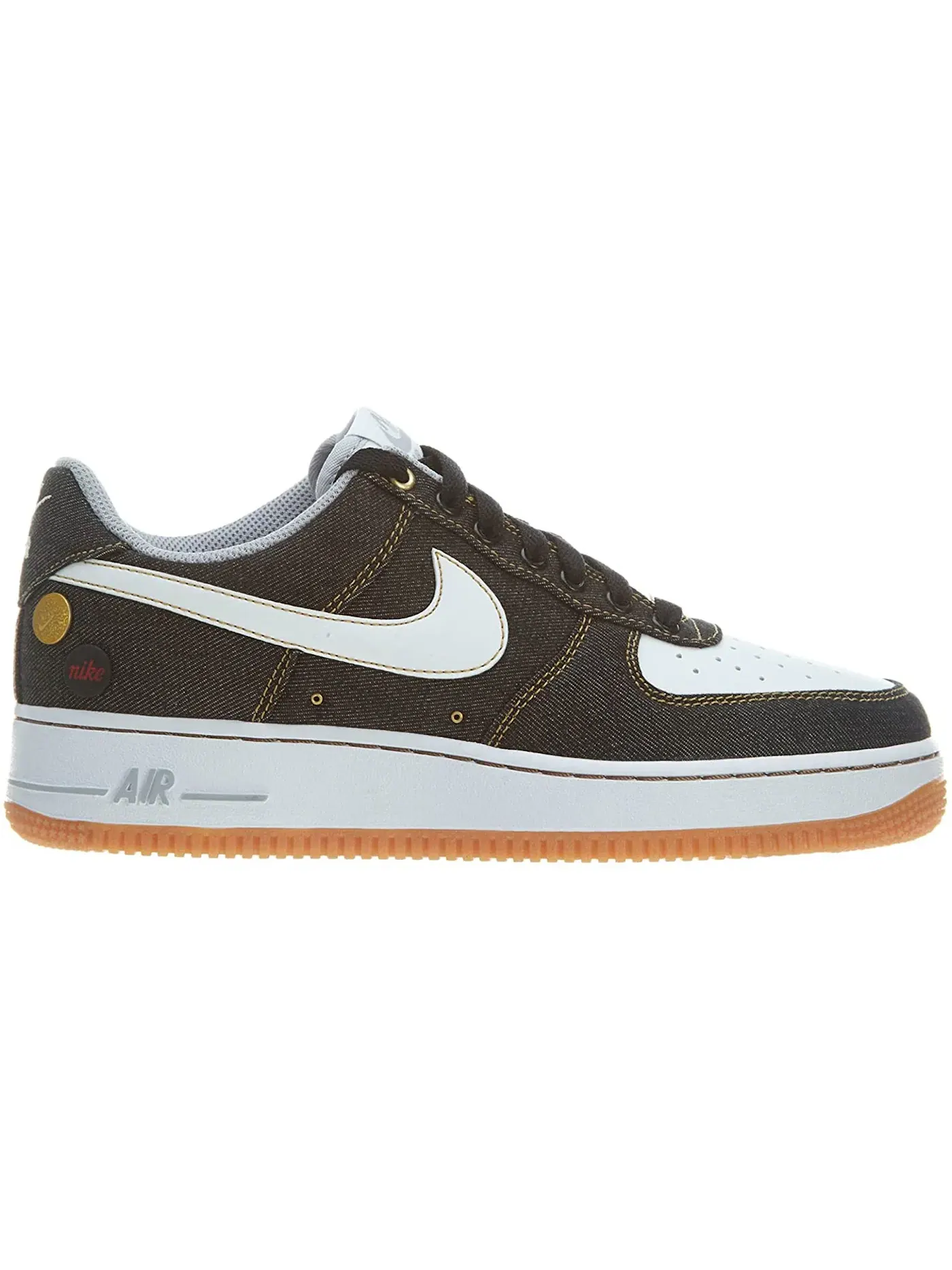 Мужские повседневные кроссовки Nike Air Force 1 '07 Low — изображение 1 из 1, черный/коричневый/серый