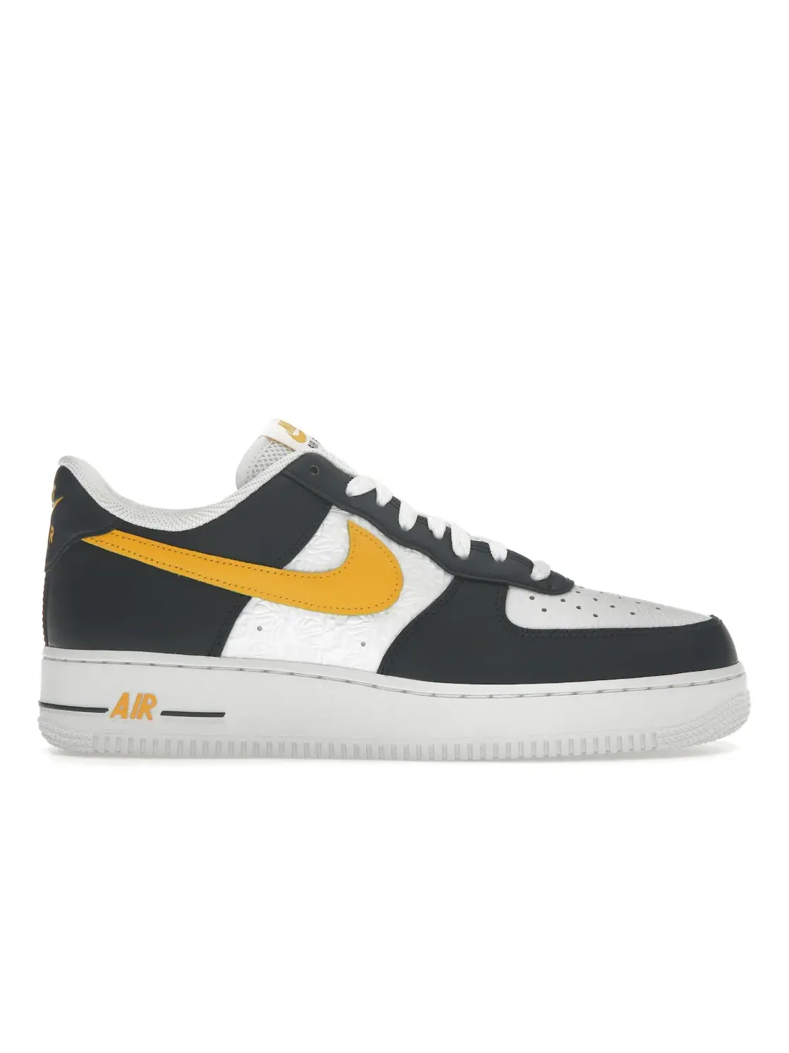 Мужские кроссовки Lifestyle с низким профилем Nike Air Force 1 '07 Low — изображение 1 из 4, темный/белый/золотистый