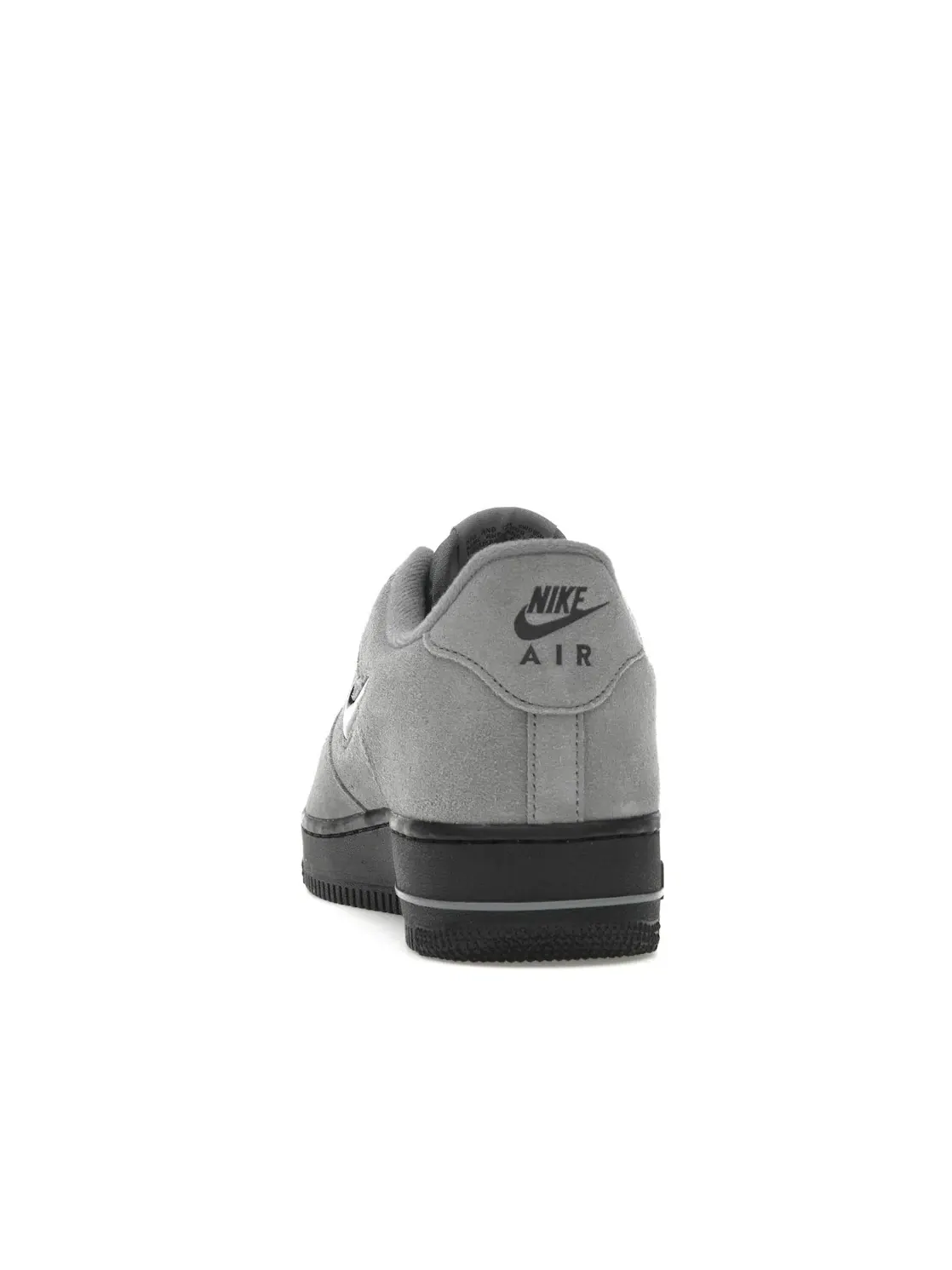 Мужские кроссовки замшевые Nike Air Force 1 '07 Low — изображение 4 из 4, серый/черный