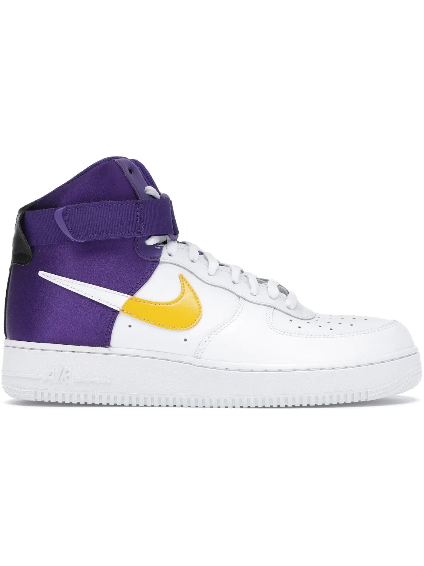 Мужские кроссовки Lifestyle Nike Air Force 1 High '07 LV8 — изображение 1 из 1, белый/желтый/фиолетовый