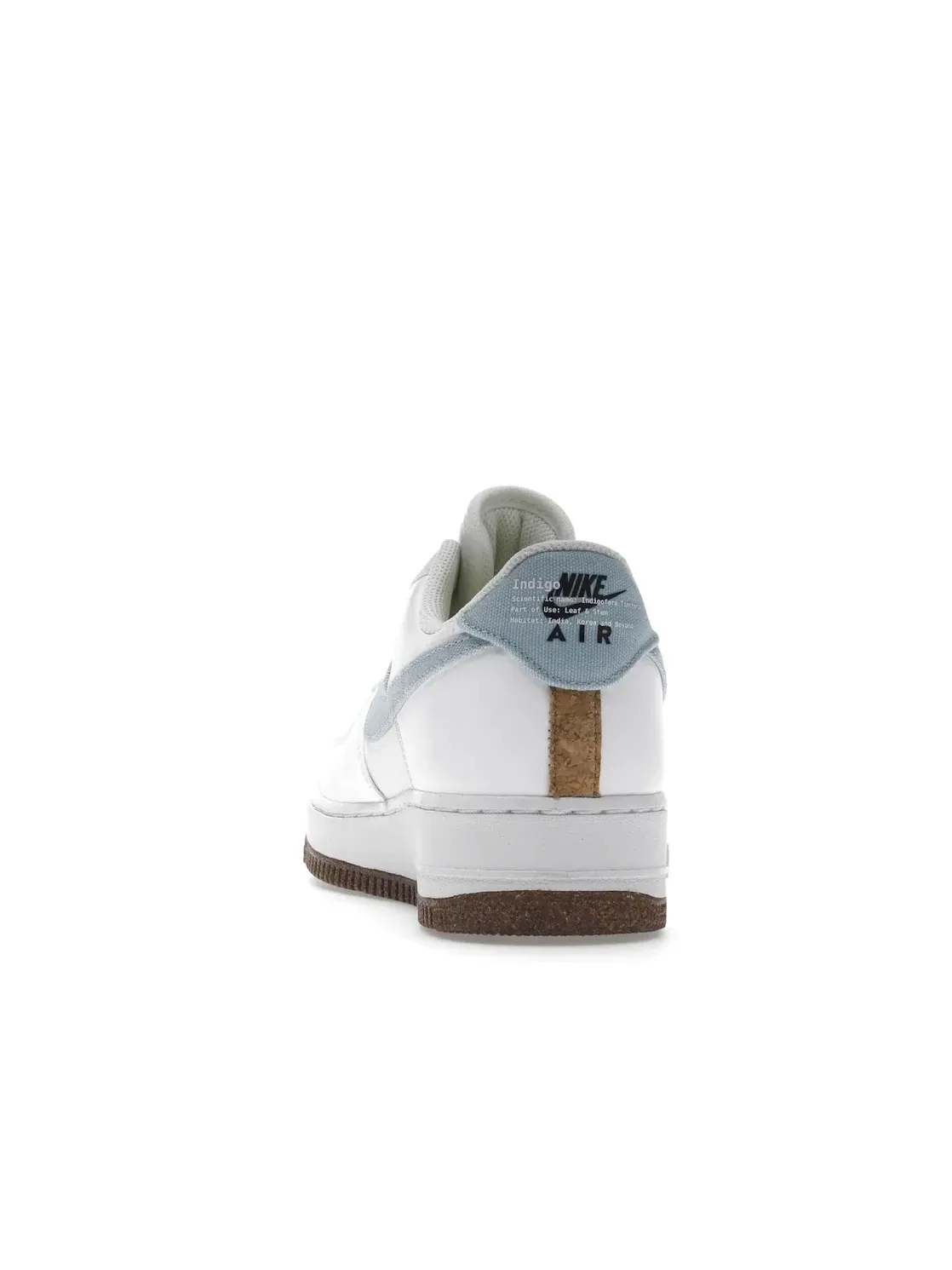 Мужские кроссовки Lifestyle с принтом Nike Air Force 1 Low '07 LV8 Indigo — изображение 4 из 4, белый/-белый-черный
