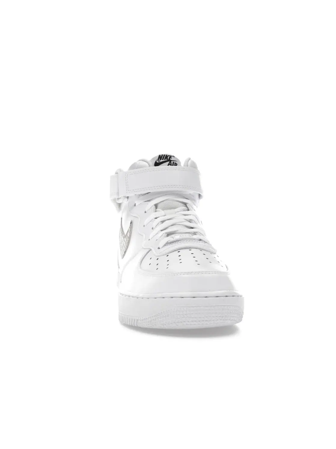 Женские кроссовки с высоким берцем Nike Air Force 1 '07 Mid — изображение 2 из 4, белый/черный