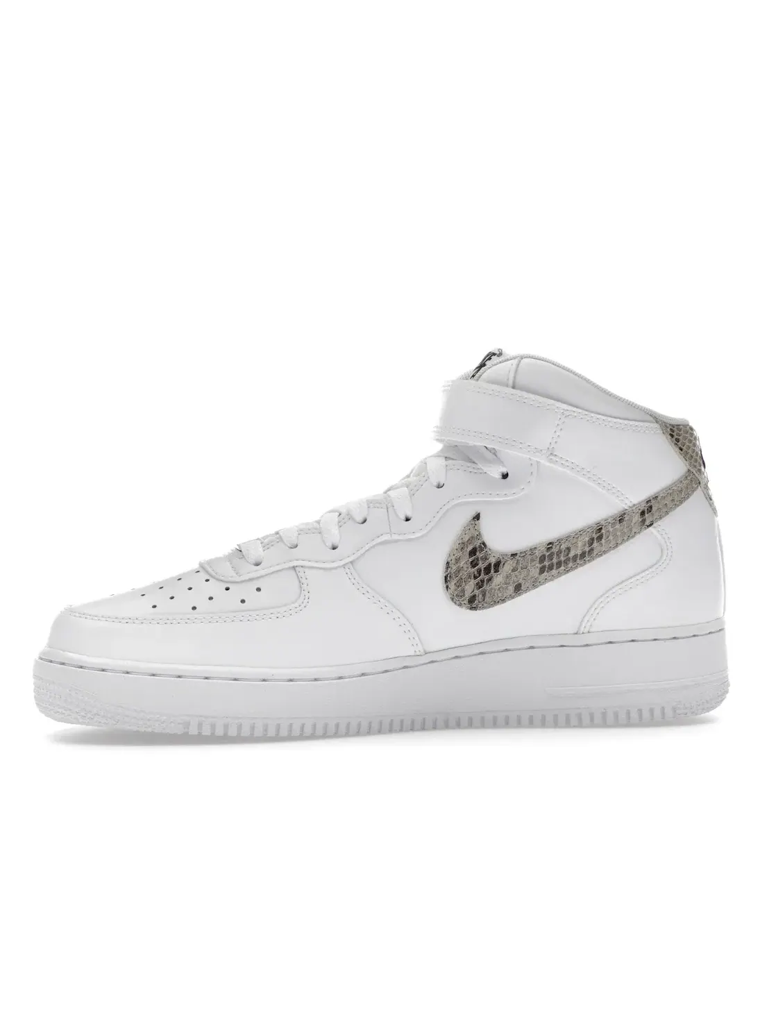 Женские кроссовки с высоким берцем Nike Air Force 1 '07 Mid — изображение 3 из 4, белый/черный