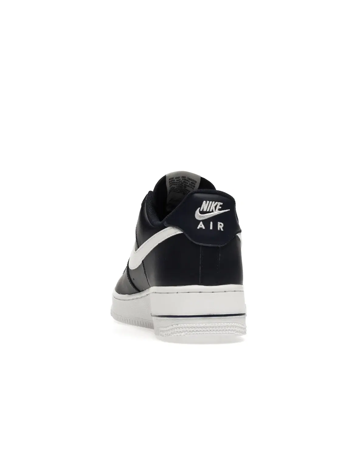 Мужские кроссовки с перфорированным носком Nike Air Force 1 Low '07 — изображение 4 из 4, темно-синий белый