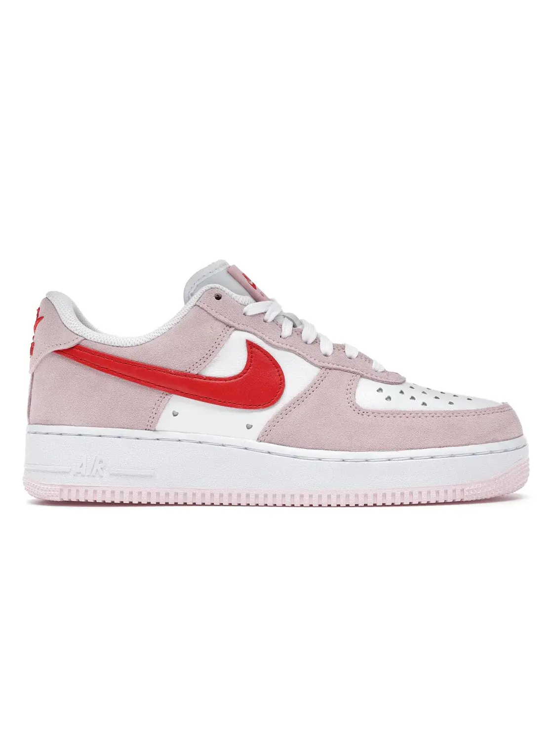Мужские кроссовки с принтом Nike Air Force 1 Low '07 QS Nike — изображение 1 из 4, розовый/красный-белый