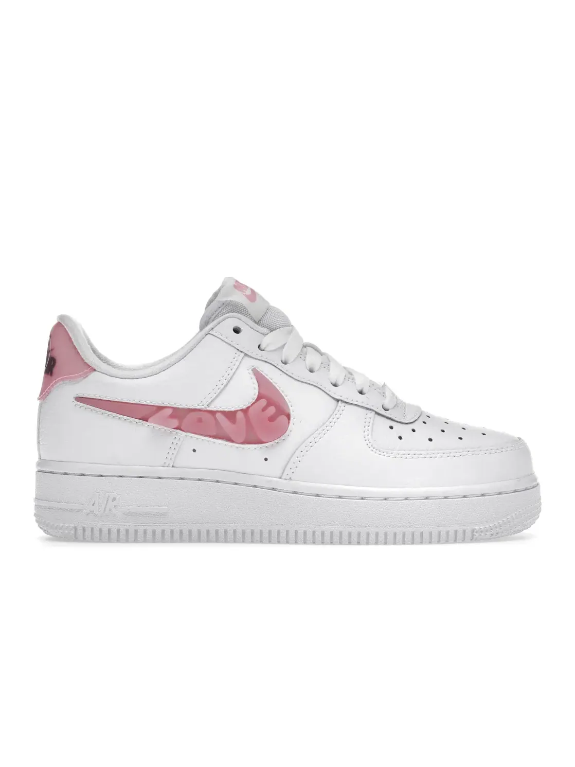 Женские кроссовки с перфорацией Nike Air Force 1 Low '07 SE — изображение 1 из 4, белый/-черный-прозрачный