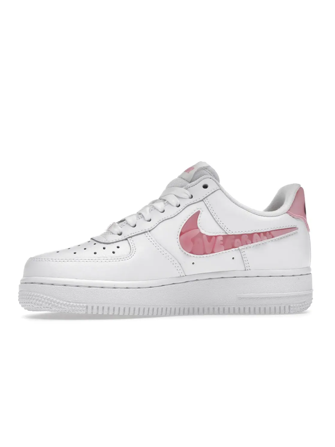 Женские кроссовки с перфорацией Nike Air Force 1 Low '07 SE — изображение 3 из 4, белый/-черный-прозрачный