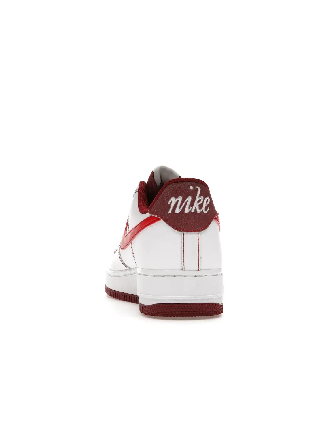 Мужские кроссовки кожаные Air Force 1 Low '07 Nike — изображение 4 из 4, белый красный