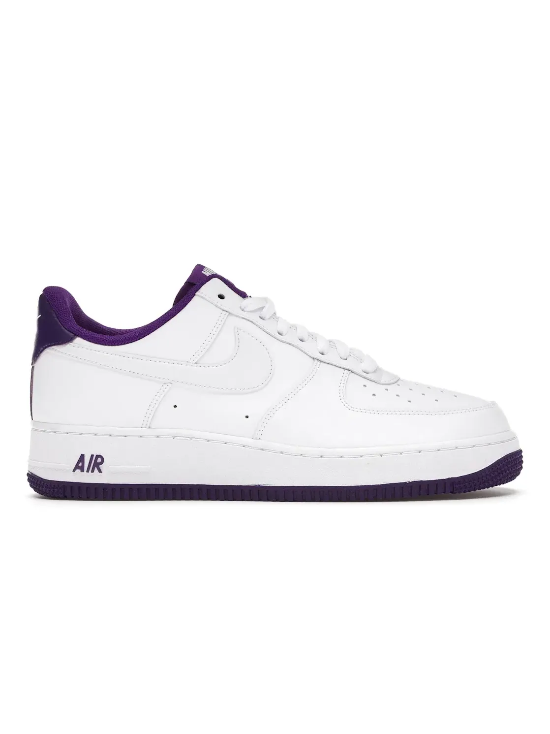 Мужские кроссовки Lifestyle Nike Air Force 1 Low '07 — изображение 1 из 4, белый/фиолетовый/белый