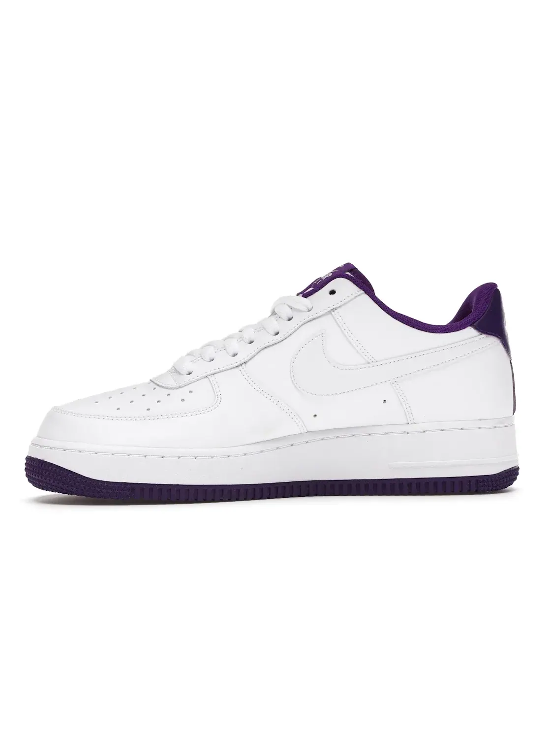 Мужские кроссовки Lifestyle Nike Air Force 1 Low '07 — изображение 3 из 4, белый/фиолетовый/белый