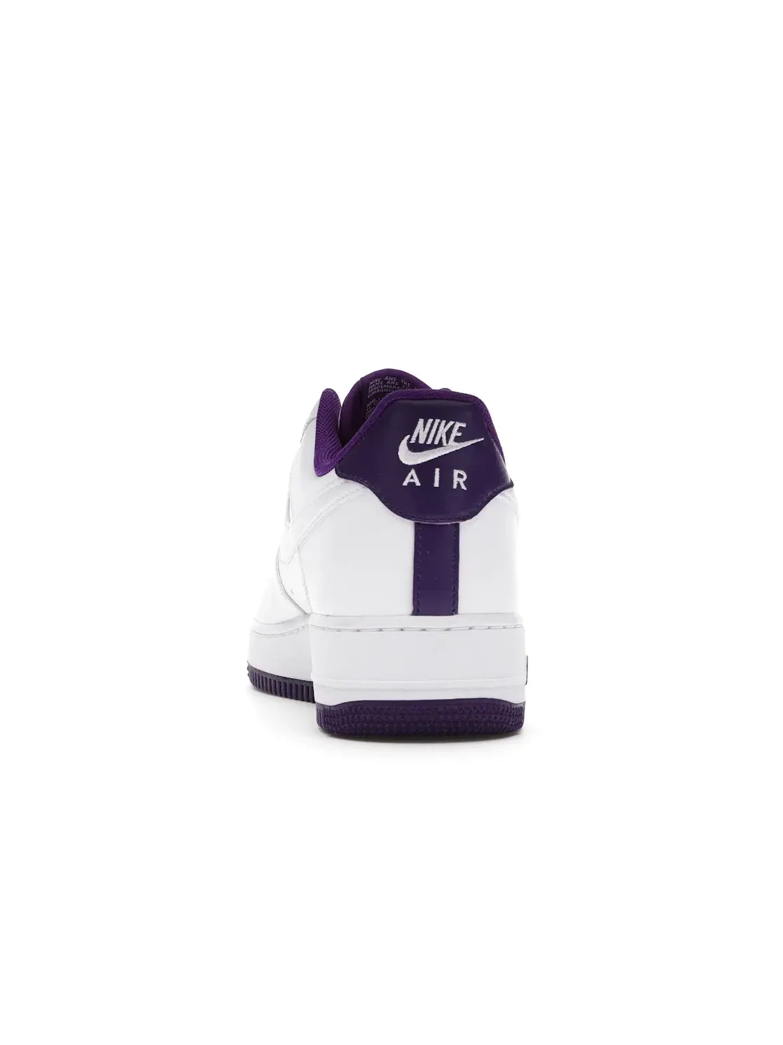 Мужские кроссовки Lifestyle Nike Air Force 1 Low '07 — изображение 4 из 4, белый/фиолетовый/белый