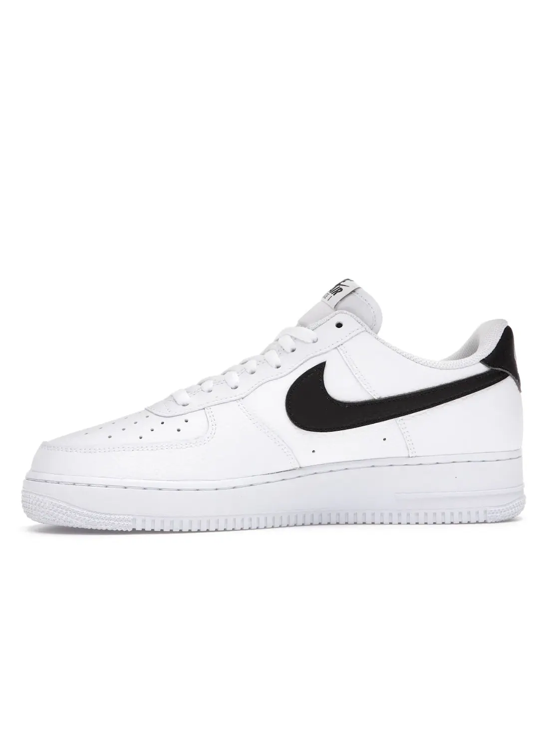 Мужские кроссовки Lifestyle с белой гальванизированной кожей Nike Air Force 1 Low '07 — изображение 3 из 4, белый/черный