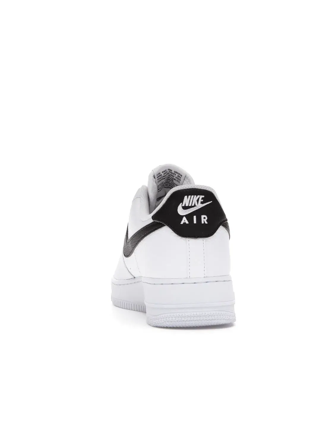 Мужские кроссовки Lifestyle с белой гальванизированной кожей Nike Air Force 1 Low '07 — изображение 4 из 4, белый/черный