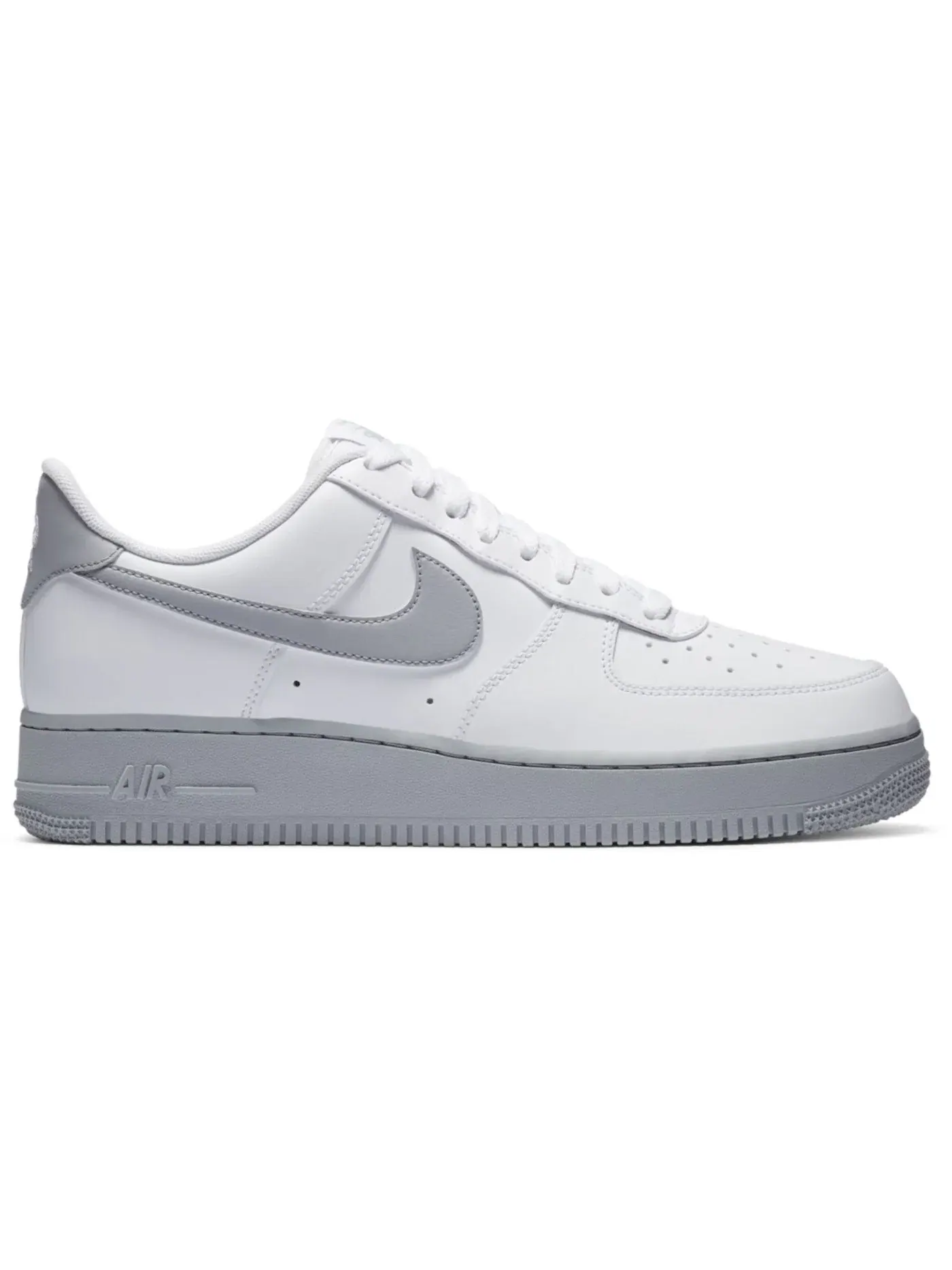 Мужские кроссовки Nike Air Force 1 07 — изображение 1 из 1, белый/белый/серый