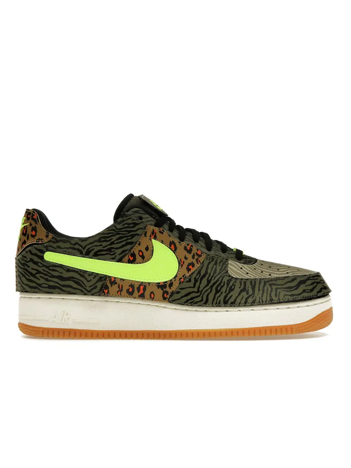 Мужские кроссовки Lifestyle Nike Air Force 1/1 — изображение 1 из 4, оливковый/--черный