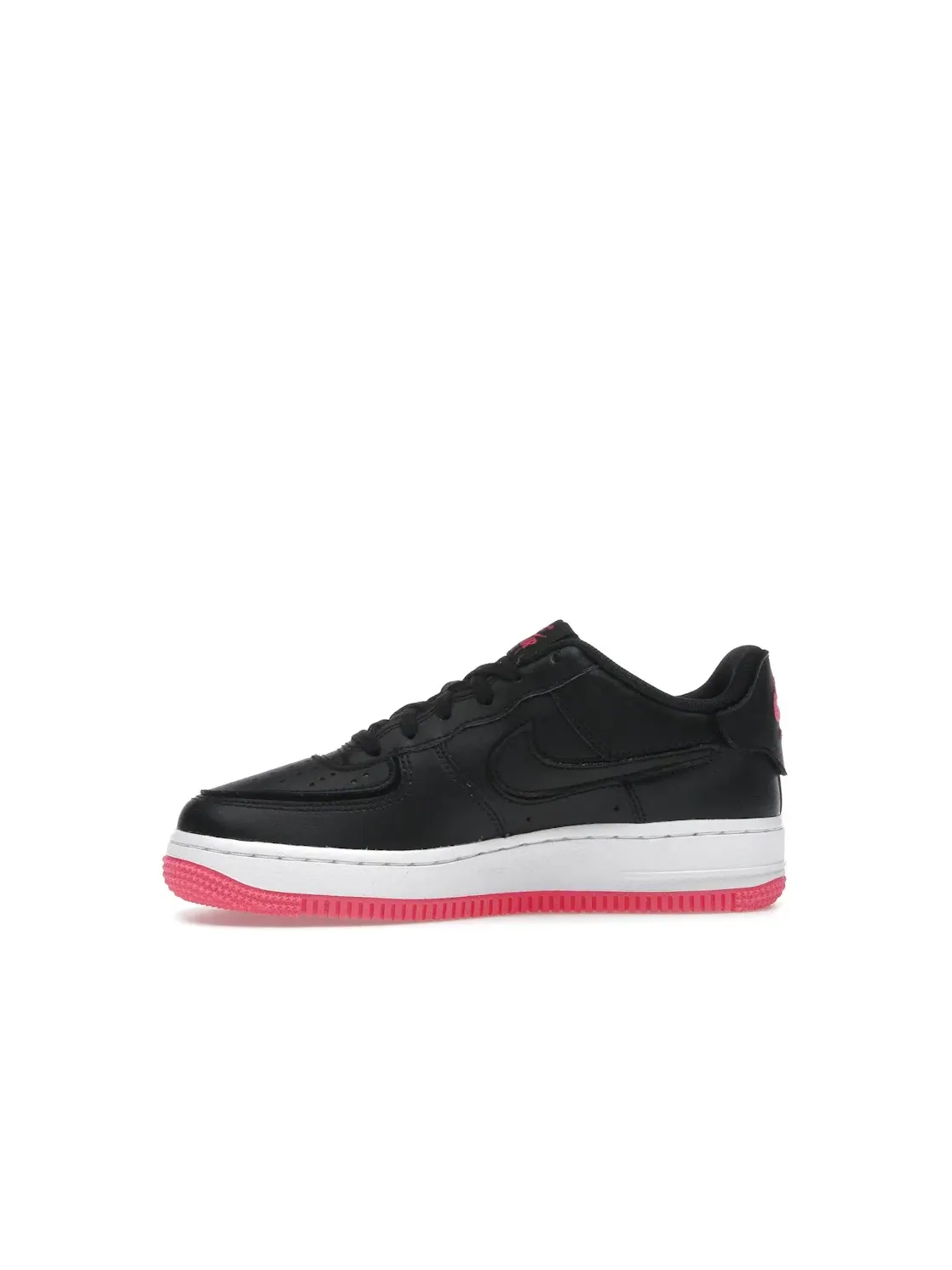 Детские кроссовки Lifestyle Nike Air Force 1/1 — изображение 3 из 4, черный/розовый/черный