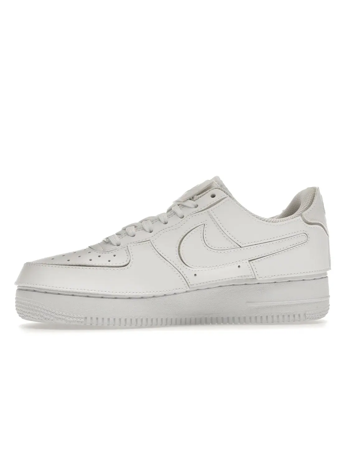 Мужские кроссовки с кастомизируемым дизайном Nike Air Force 1/1 — изображение 3 из 4, белый/белый/белый