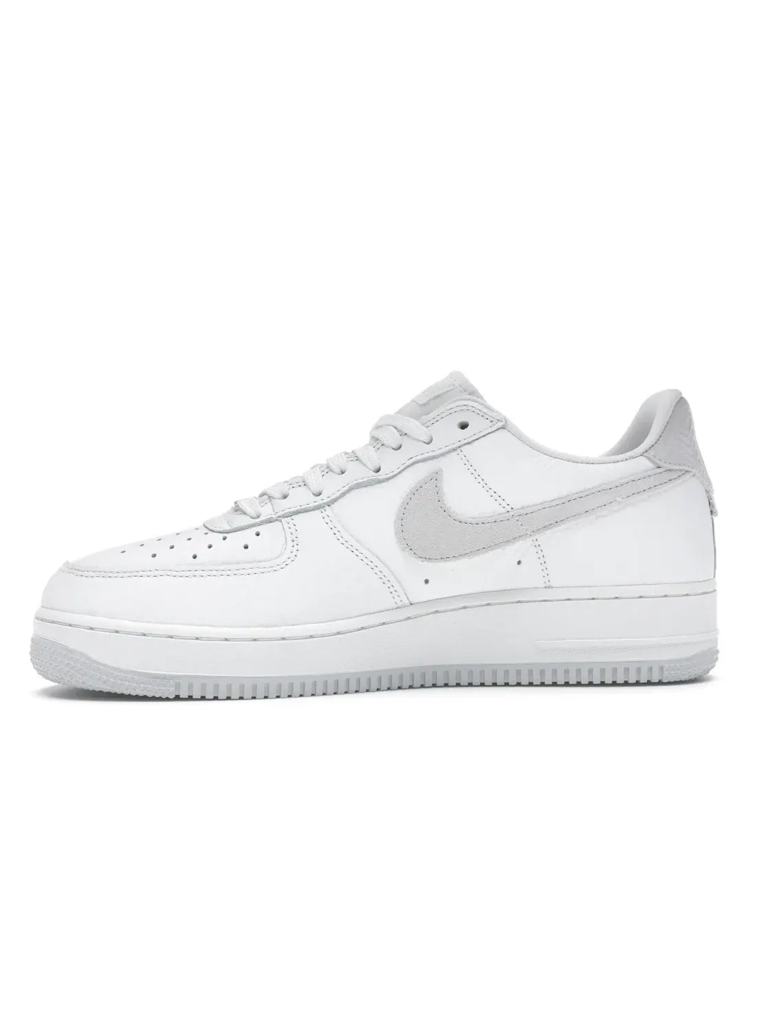 Мужские кроссовки с кожаным верхом Nike Air Force 1 Craft — изображение 3 из 4, белый/белый-белый