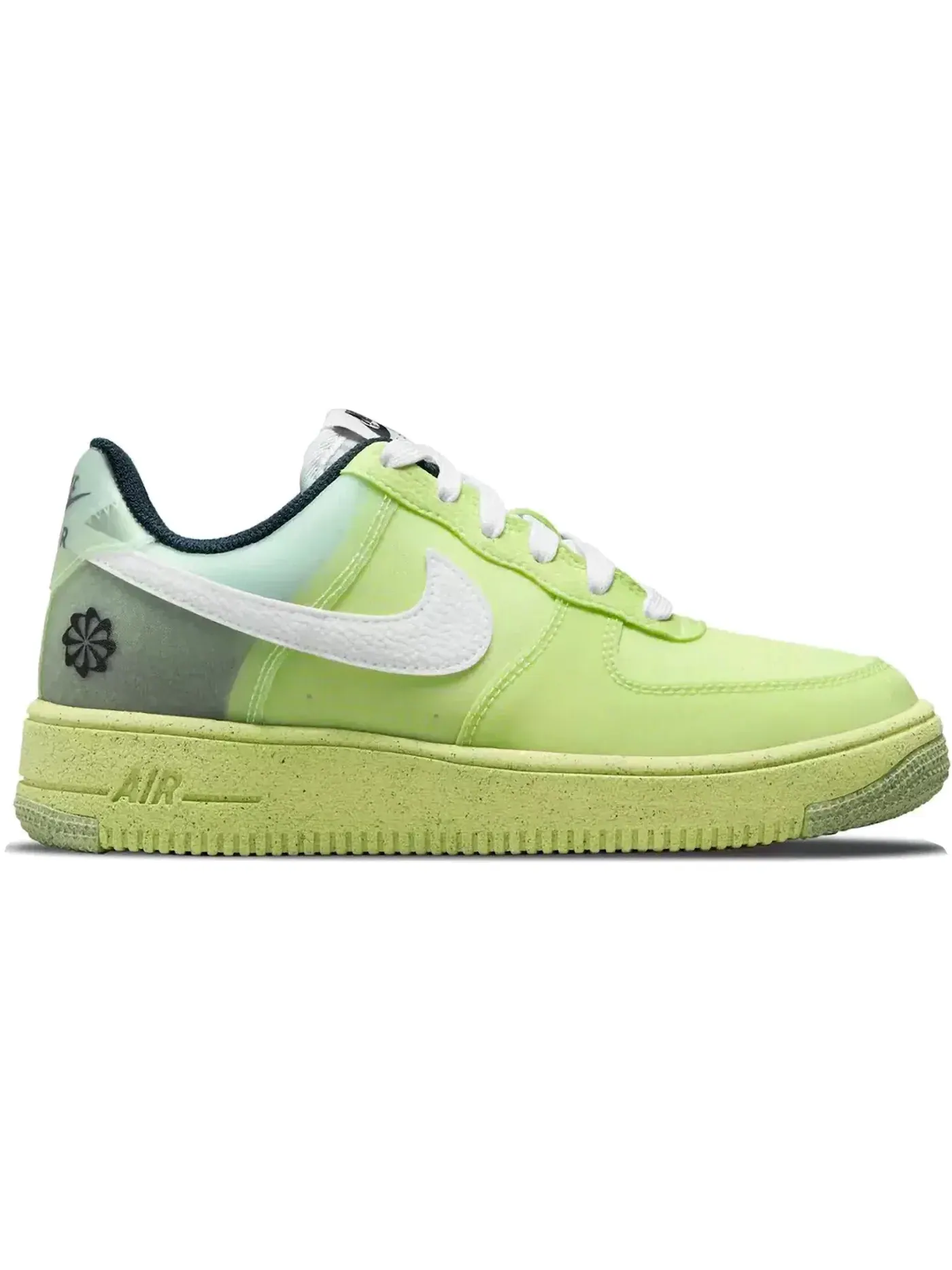 Детские кроссовки Lifestyle с низким силуэтом Nike Air Force 1 Crater Low Nike — изображение 1 из 1, белый/темно-синий