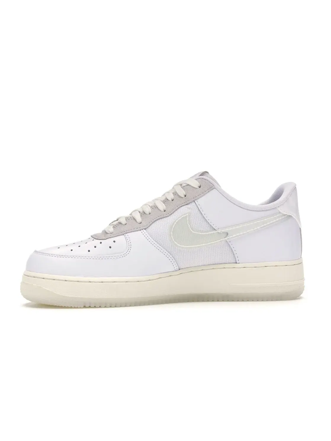 Мужские кроссовки Lifestyle Nike Air Force 1 DNA — изображение 3 из 4, белый/белый/натуральный