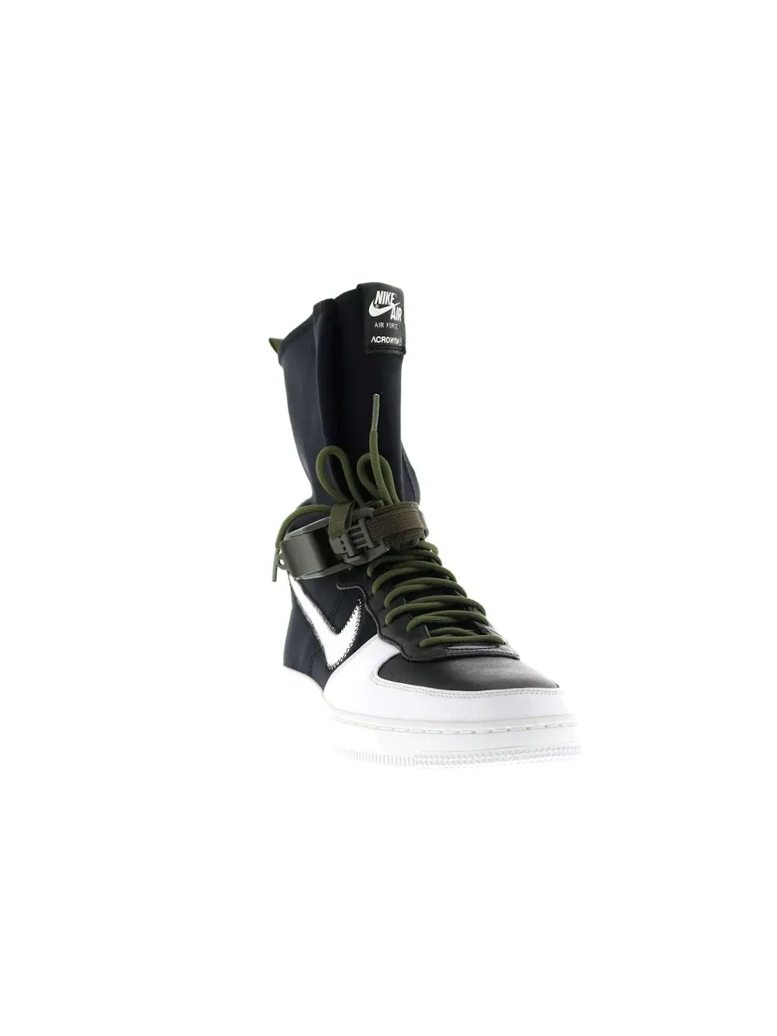 Мужские ботинки Nike Air Force 1 Downtown — изображение 2 из 4, черный/белый-оливковый
