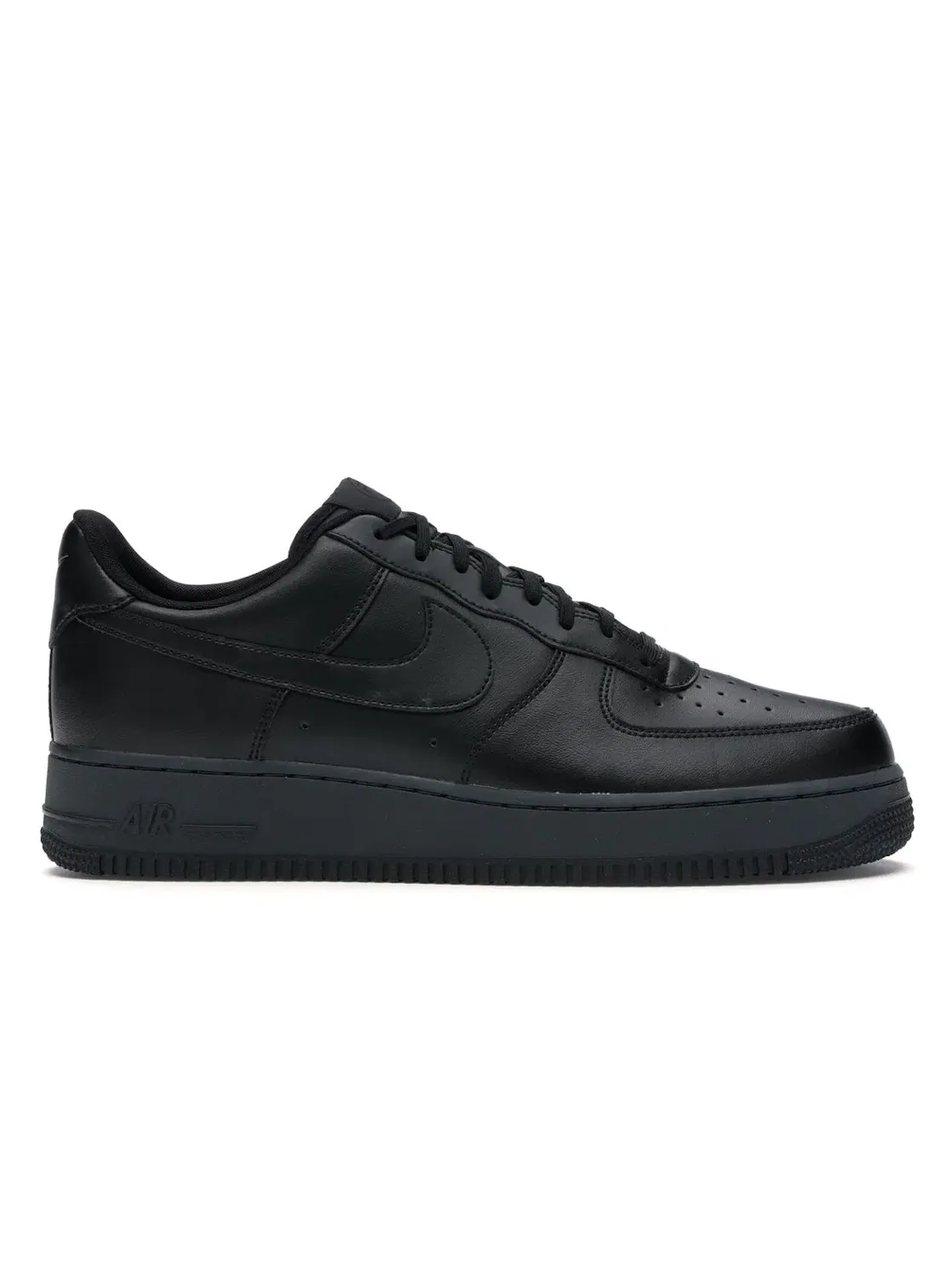 Мужские кроссовки Nike Air Force 1 Flyleather — изображение 1 из 4, черный/черный-черный