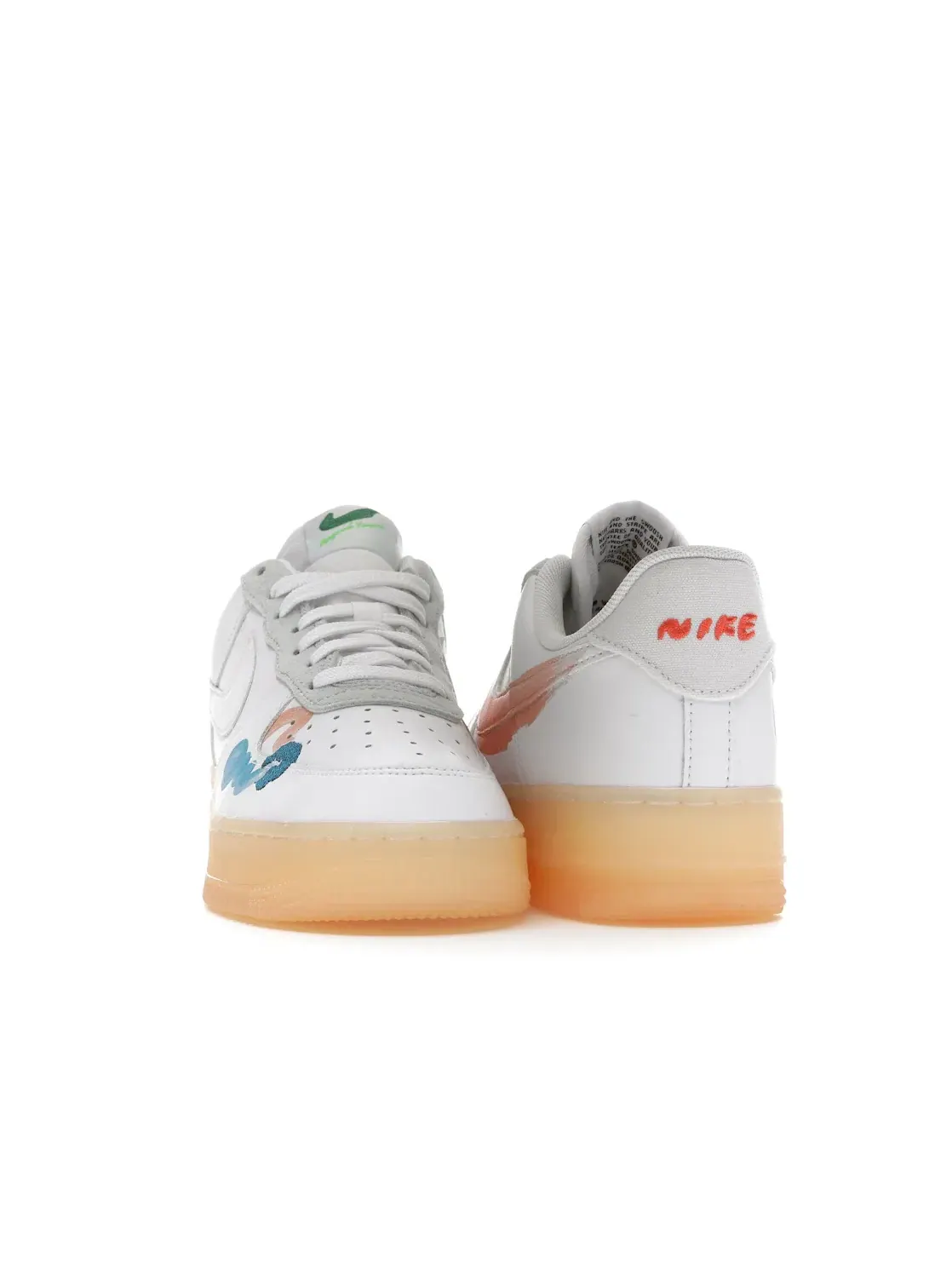 Мужские кроссовки с принтом Nike Air Force 1 Flyleather — изображение 2 из 4, белый/белый-белый