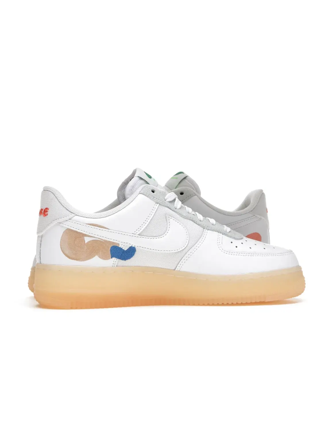 Мужские кроссовки с принтом Nike Air Force 1 Flyleather — изображение 3 из 4, белый/белый-белый