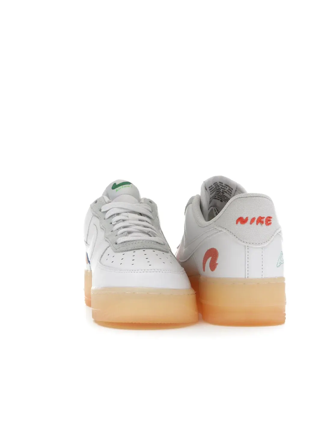 Мужские кроссовки с принтом Nike Air Force 1 Flyleather — изображение 4 из 4, белый/белый-белый