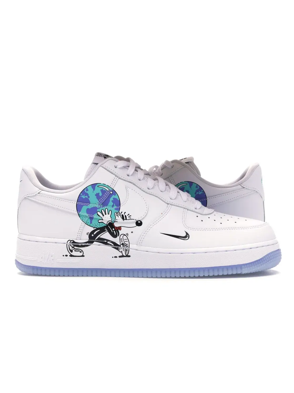 Мужские кроссовки Lifestyle Nike Air Force 1 Flyleather Steve Harrington Earth Day — изображение 1 из 4, белый/белый-белый