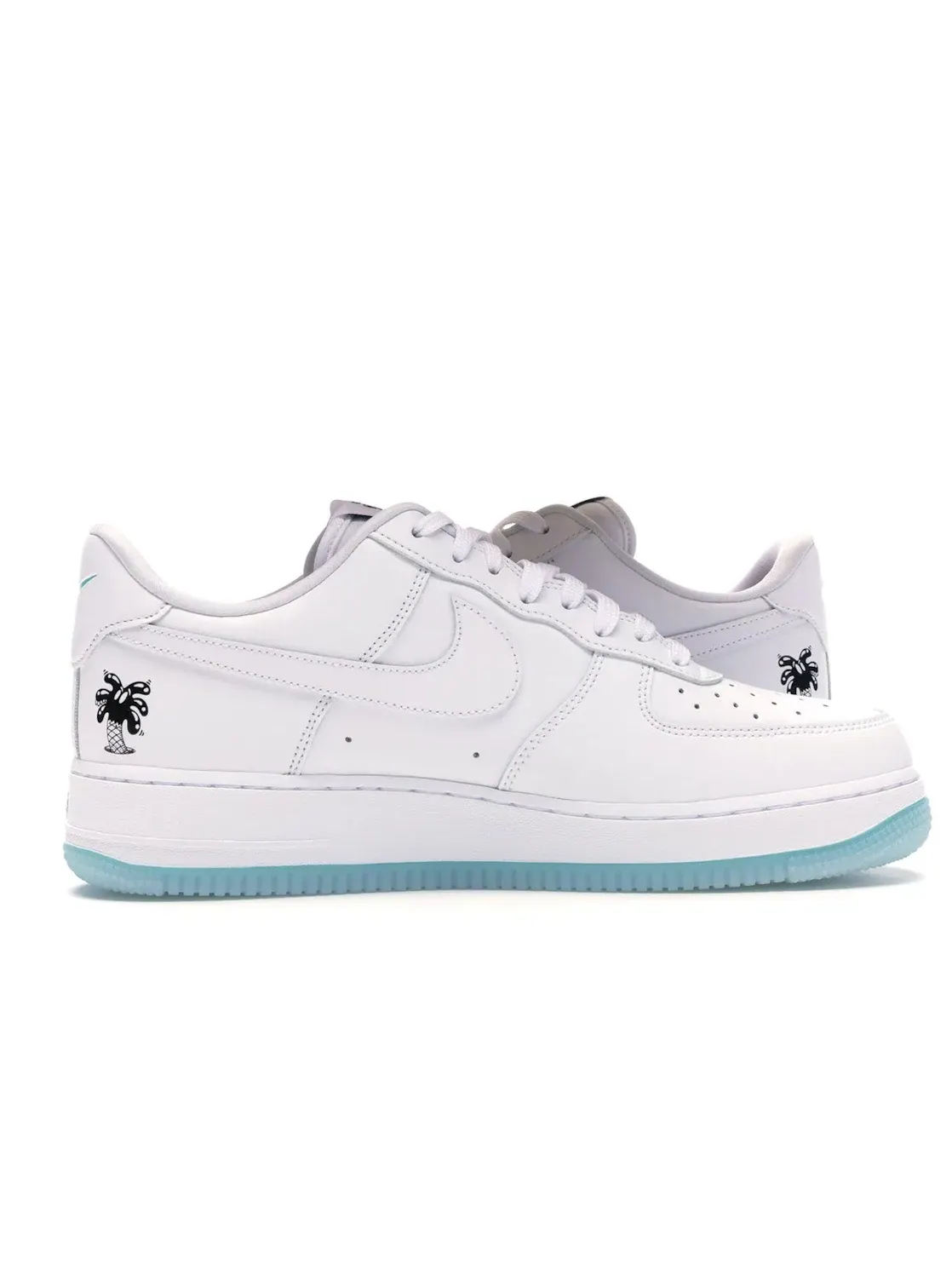 Мужские кроссовки Lifestyle Nike Air Force 1 Flyleather Steve Harrington Earth Day — изображение 3 из 4, белый/белый-белый