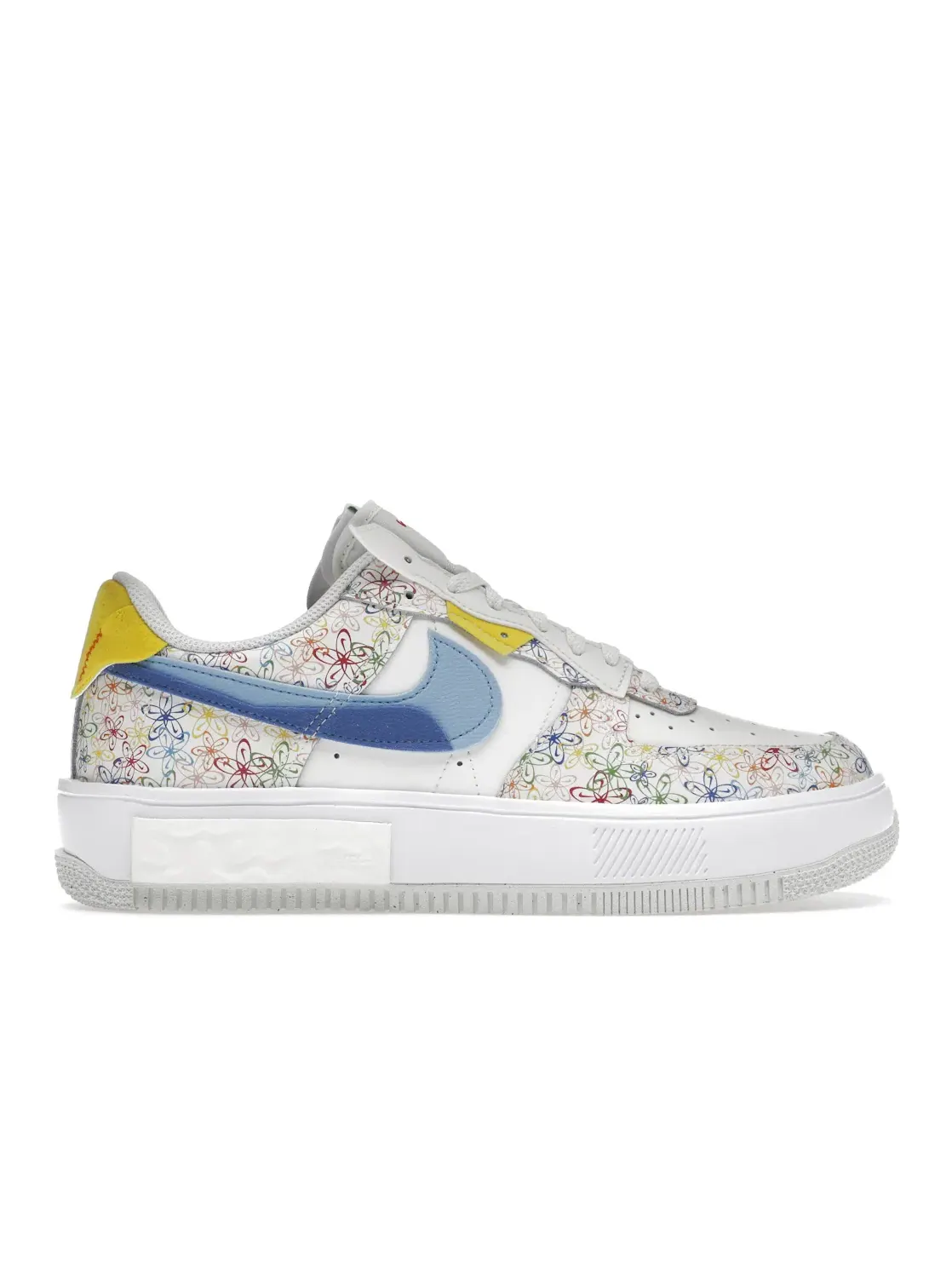 Женские кроссовки Nike Air Force 1 Fontanka Low Flowers — изображение 1 из 4, синий