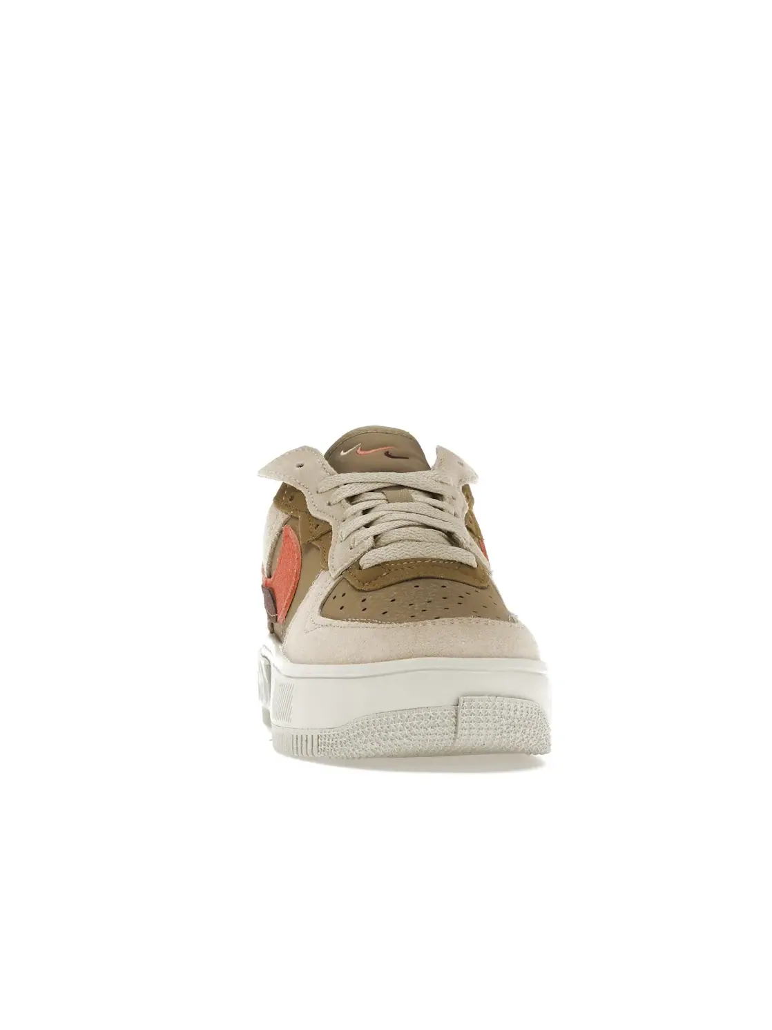 Женские кроссовки с текстильным верхом Nike Air Force 1 Fontanka — изображение 2 из 4, бордовый-хаки