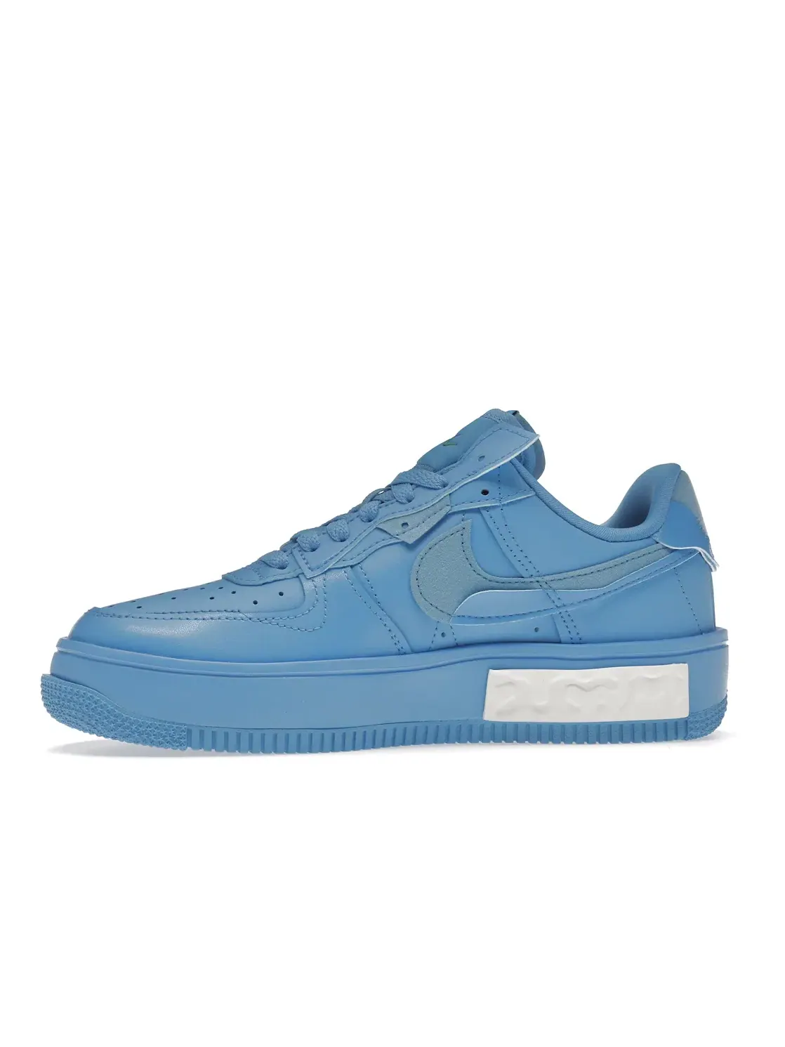 Женские кроссовки с моноколорным верхом Nike Air Force 1 Fontanka — изображение 3 из 4, синий/белый
